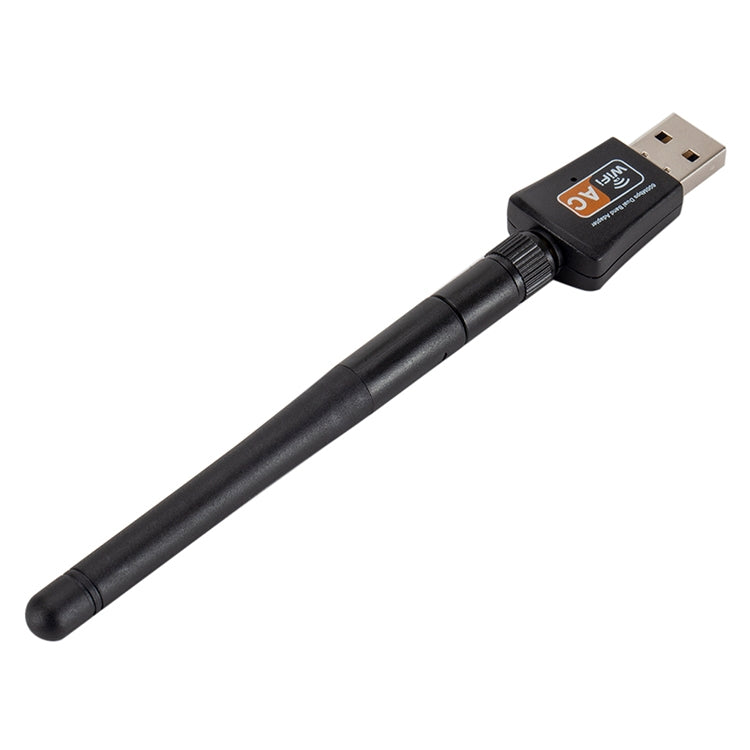 600Mbps 2.4GHz + 5Hz AC Dual Band USB WIFI Adapter with Antenna – Durable Build, Easy to Use