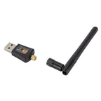 600Mbps 2.4GHz + 5Hz AC Dual Band USB WIFI Adapter with Antenna – Durable Build, Easy to Use