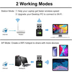 600Mbps AC Dual Band USB WIFI Adapter – Durable Build, Easy to Use