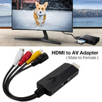HD Video to 3RCA AV CVBS Converter Adapter, HD Video to 3RCA – Durable Build, Easy to Use