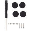 3 in 1/Set Bottom Rubber Cooling Mat + Screws + Screwdriver for Macbook Pro A1278 A1286 A1297, A1278 A1278