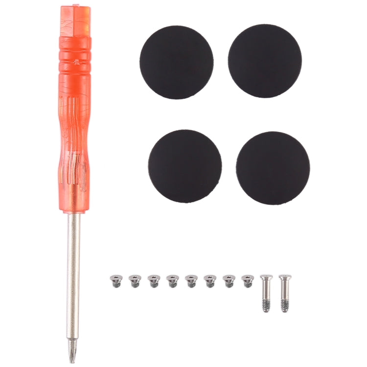 3 in 1/Set Bottom Rubber Cooling Mat + Screws + Screwdriver for Macbook Air 11 inch A1370 A1465 (2010-2018), A1370 A1370