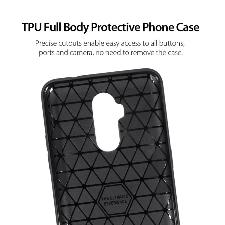 Shockproof Carbon Fiber Texture TPU Case for ULEFONG P6000 Plus / Power L3 – Shockproof, TPU, For ULEFONG P6000 Plus / Power L3