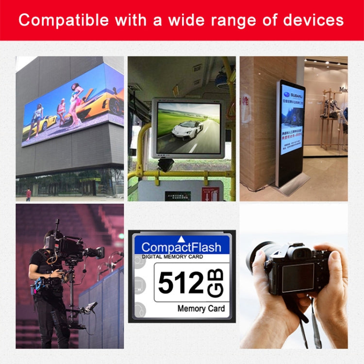 512MB Compact Flash Card, 512MB – Durable Build, Easy to Use
