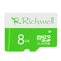 Richwell 8GB High Speed Class 10 Micro SD(TF) Memory Card, 8GB – Durable Build, Easy to Use 8GB