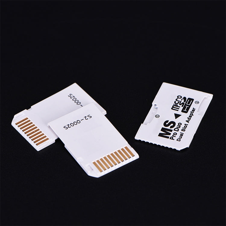 CR-5400 Dual Slot Micro SDHC(TF) to MS PRO Duo Adapter, Total Supported Capacity: 64GB, CR-5400 – Durable Build, Easy to Use