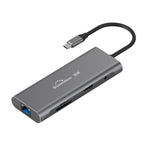 Blueendless 9 In 1 Multi-function Type-C / USB-C HUB Expansion Dock, 9 In 1 – Card Slot, Aluminum Alloy, TPU 9 In 1