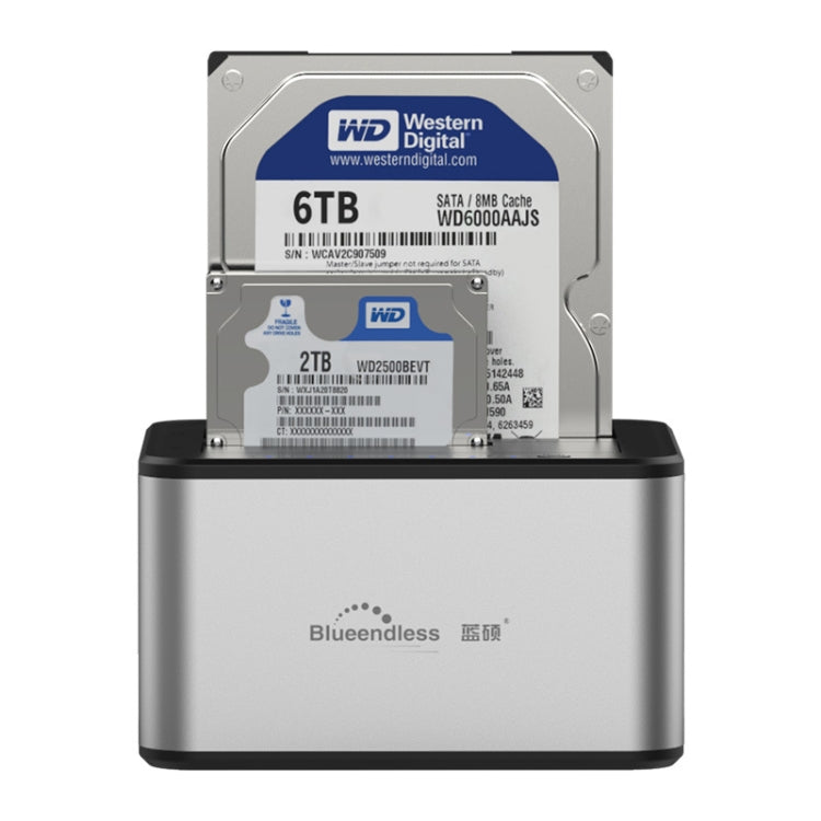 Blueendless 2.5 / 3.5 inch SATA USB 3.0 2 Bay Offline Copy Hard Drive Dock – Durable Build, Easy to Use