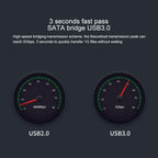 Blueendless 2.5 / 3.5 inch SATA USB 3.0 2 Bay Offline Copy Hard Drive Dock – Durable Build, Easy to Use
