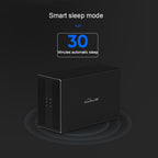 Blueendless USB-B Interface 3.5 inch 2 Bay RAID Combination Array HDD External Enclosure, USB-B – Wear-resistant, Aluminum Alloy
