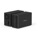 Blueendless Type-C / USB-C Interface 3.5 inch 2 Bay RAID Combination Array HDD External Enclosure, Type-C – Wear-resistant, Aluminum Alloy