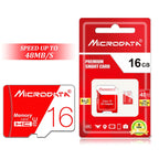 MICRODATA 16GB High Speed U1 Red and White TF(Micro SD) Memory Card, 16GB – Waterproof, Magnetic