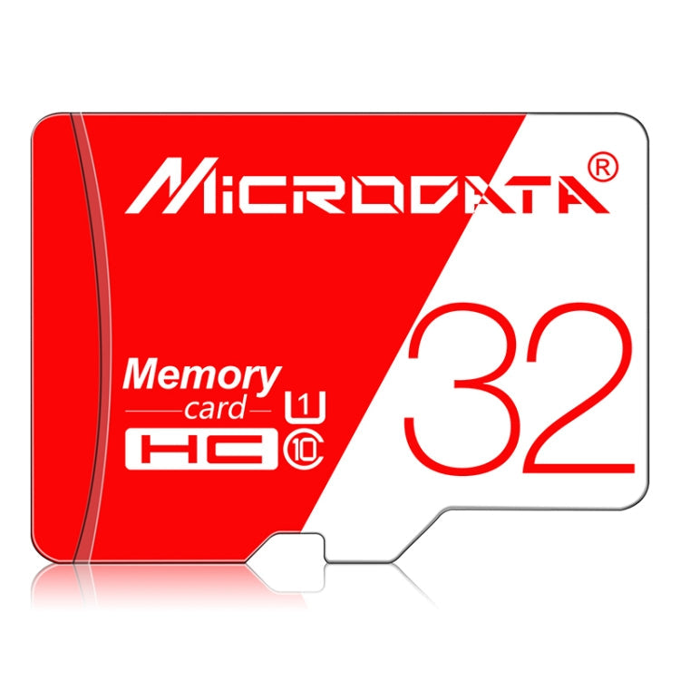 MICRODATA 32GB High Speed U1 Red and White TF(Micro SD) Memory Card, 32GB – Waterproof, Magnetic 32GB