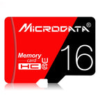 MICRODATA 16GB High Speed U1 Red and Black TF(Micro SD) Memory Card, 16GB – Waterproof, Magnetic