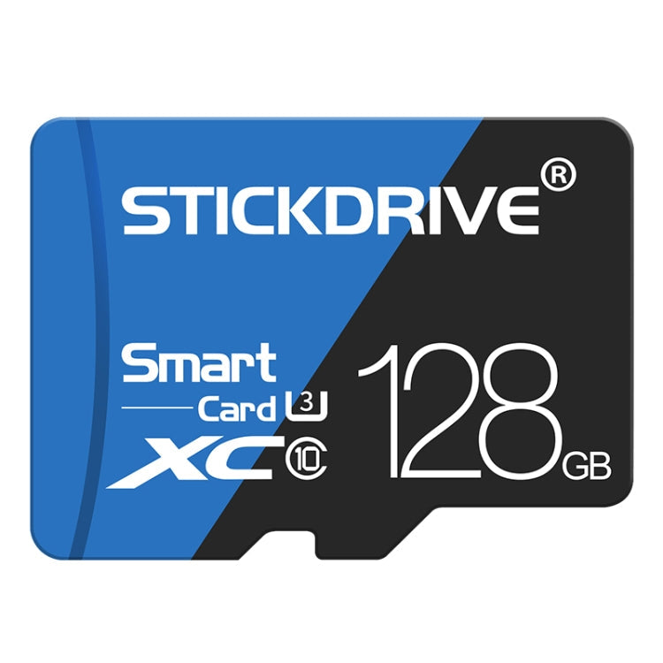 STICKDRIVE 128GB High Speed U3 Blue and Black TF(Micro SD) Memory Card, 128GB – Waterproof, Magnetic 128GB