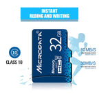 MICRODATA 16GB U1 Blue TF(Micro SD) Memory Card, 16GB – Durable Build, Easy to Use