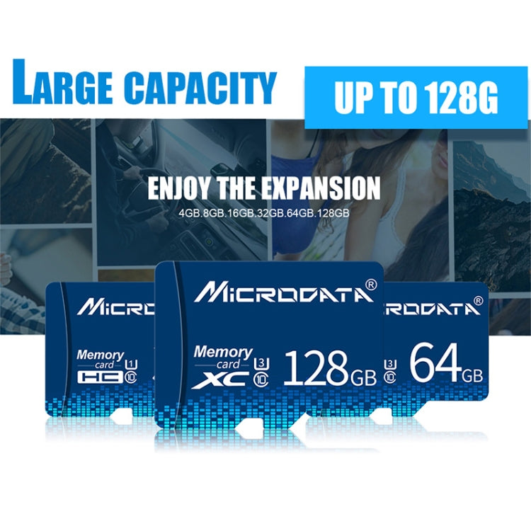 MICRODATA 16GB U1 Blue TF(Micro SD) Memory Card, 16GB – Durable Build, Easy to Use
