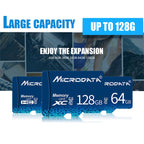 MICRODATA 16GB U1 Blue TF(Micro SD) Memory Card, 16GB – Durable Build, Easy to Use