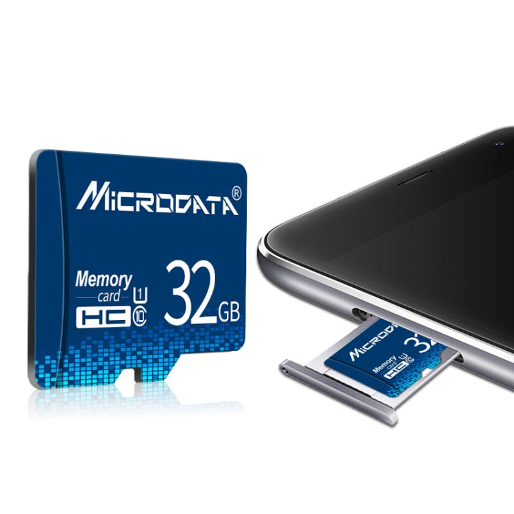 MICRODATA 32GB U1 Blue TF(Micro SD) Memory Card, 32GB – Durable Build, Easy to Use