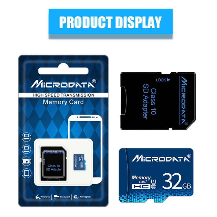 MICRODATA 32GB U1 Blue TF(Micro SD) Memory Card, 32GB – Durable Build, Easy to Use