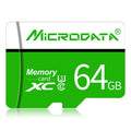 MICRODATA 64GB U3 Green and White TF(Micro SD) Memory Card, 64GB – Durable Build, Easy to Use 64GB