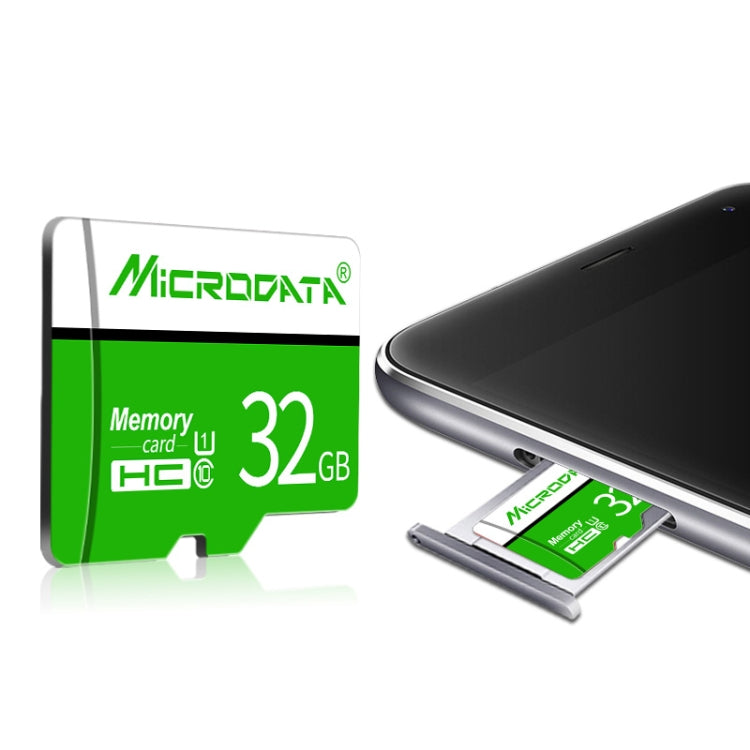 MICRODATA 64GB U3 Green and White TF(Micro SD) Memory Card, 64GB – Durable Build, Easy to Use