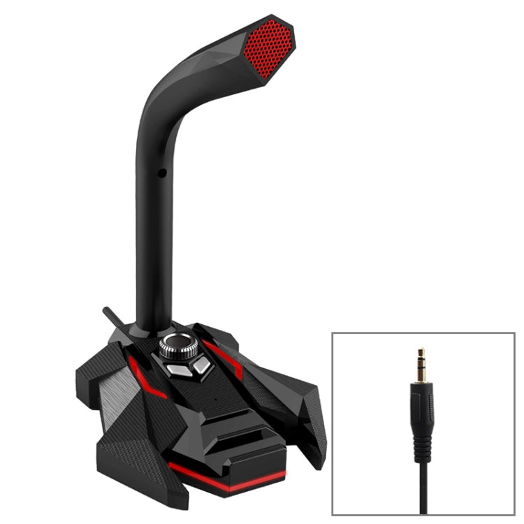 GK Desktop 3.5mm Wired Dual Mic Condenser Microphone, Compatible with PC / Mac for Live Broadcast, Show, KTV, etc., GK 3.5mm Port/White, GK 3.5mm Port/Red – Durable Build, Easy to Use GK 3.5mm Port Red Red