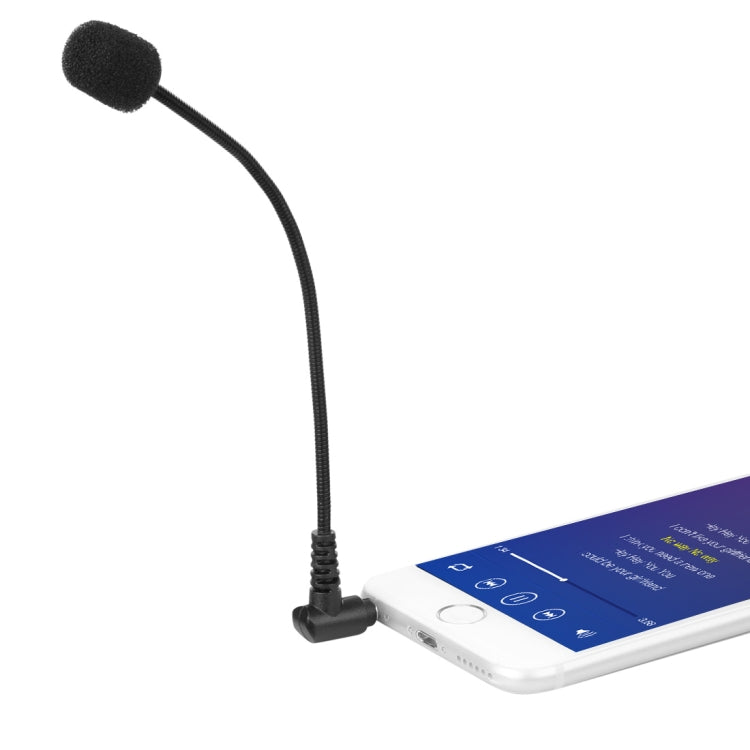 BOYA BY-UM4 3.5mm Interface Plug Live Show Omni-directional Condenser Mic Mini Flexible Microphone for iPhone, Galaxy, Huawei, LG and other Smartphones Default Title