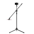 Desktop Mobile Phone Overhead Bracket Photography Micro-Course Video Recording Live Broadcasting Tripod,Dual-camera Setup, Dual-camera Setup Dual-camera Setup