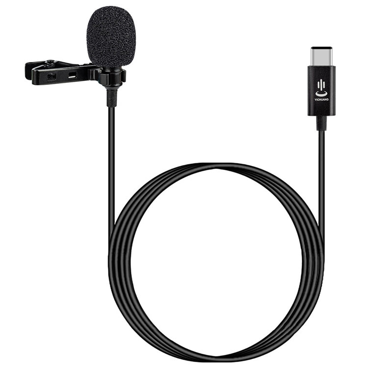 YICHUANG YC-LM10 USB-C / Type-C Intelligent Noise Reduction Condenser Lavalier Microphone, Cable Length: 1.5m, YC-LM10 – Durable Build, Easy to Use