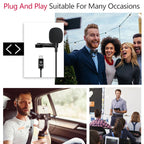 YICHUANG YC-LM10 USB-C / Type-C Intelligent Noise Reduction Condenser Lavalier Microphone, Cable Length: 1.5m, YC-LM10 – Durable Build, Easy to Use