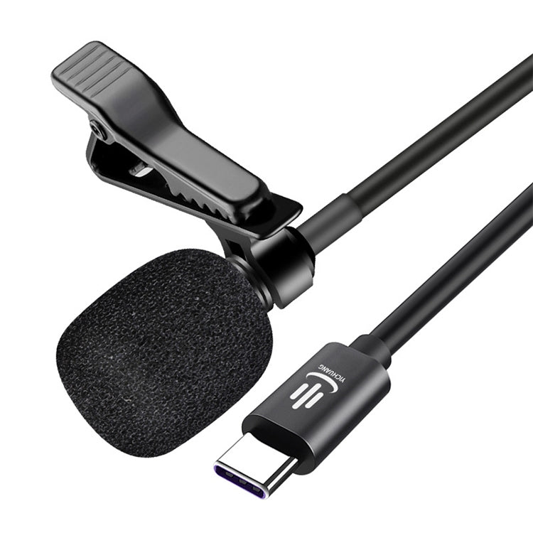 YICHUANG YC-LM10 USB-C / Type-C Intelligent Noise Reduction Condenser Lavalier Microphone, Cable Length: 1.5m, YC-LM10 – Durable Build, Easy to Use