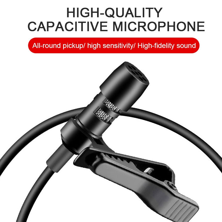 YICHUANG YC-LM10 USB-C / Type-C Intelligent Noise Reduction Condenser Lavalier Microphone, Cable Length: 1.5m, YC-LM10 – Durable Build, Easy to Use