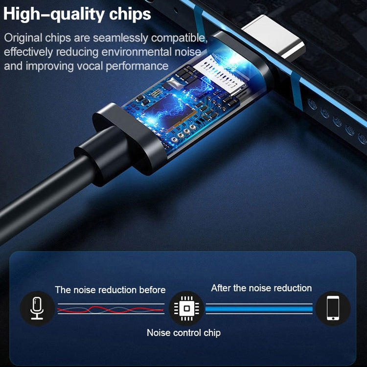 YICHUANG YC-LM10 USB-C / Type-C Intelligent Noise Reduction Condenser Lavalier Microphone, Cable Length: 1.5m, YC-LM10 – Durable Build, Easy to Use