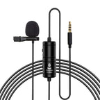 YICHUANG YC-VM20 3.5mm Port Video Recording Omnidirectional Lavalier Microphone, Cable Length: 6m, YC-VM20 YC-VM20
