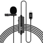 YICHUANG YC-VM40 8 Pin Port Dual Modes Lavalier Recording Microphone, Cable Length: 6m, YC-VM40 YC-VM40