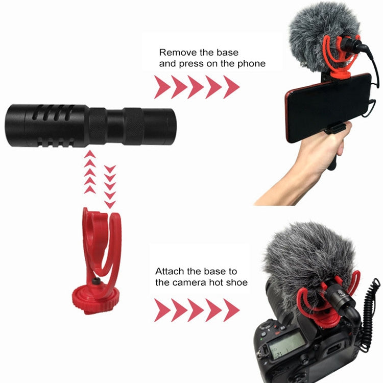 YICHUANG YC-VM100 3.5mm Port Portable Pointing Noise Reduction Microphone – Durable Build, Easy to Use