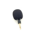 MK-5 Mono 3.5mm Gold Plated Plug Live Mobile Phone Tablet Laptop Mini Bend Microphone, Mono Mono
