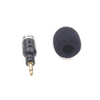 MK-5 Mono 3.5mm Gold Plated Plug Live Mobile Phone Tablet Laptop Mini Bend Microphone, Mono