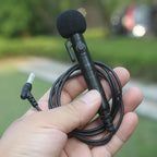 MK-7 3.5mm Elbow Head Handheld Loudspeaker Neck-mounted Microphone with Lanyard, Length: 1m – Lanyard