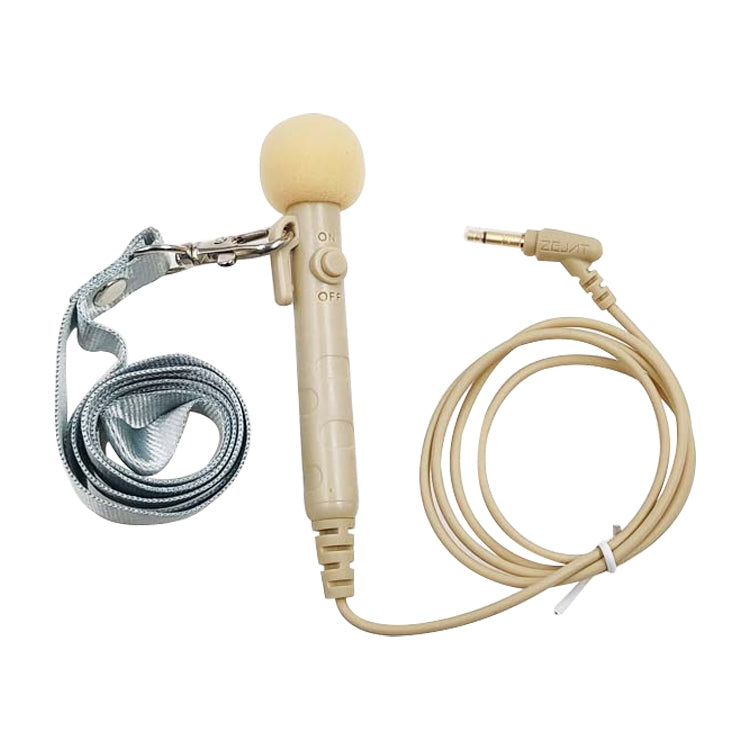 MK-7 3.5mm Elbow Head Handheld Loudspeaker Neck-mounted Microphone with Lanyard, Length: 1m – Lanyard Flesh Color