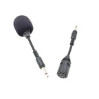 ZJ002MR-01 Mono 3.5mm Plug Bluetooth Wireless Interpreter Tour Guide Megaphone Straight Microphone, Mono Mono