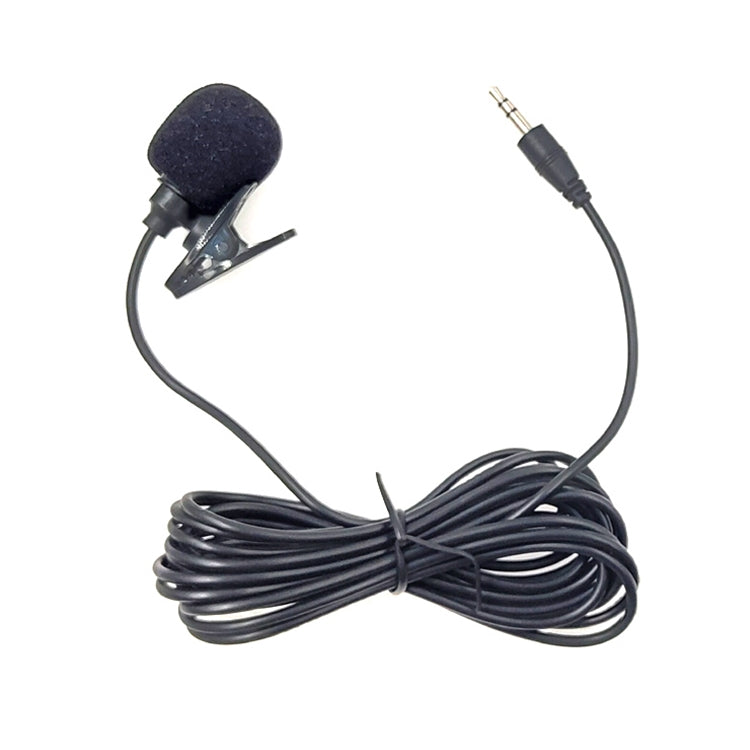 ZJ002MR Stereo 3.5mm Straight Plug Car Sun Visor Wireless Interpreter Tour Guide Megaphone Lavalier Wired Microphone, Length: 3m, Stereo 3.5mm – Durable Build, Easy to Use
