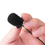 ZJ002MR Stereo 3.5mm Straight Plug Car Sun Visor Wireless Interpreter Tour Guide Megaphone Lavalier Wired Microphone, Length: 3m, Stereo 3.5mm – Durable Build, Easy to Use