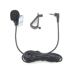 ZJ015MR Mono 3.5mm Angle Head Plug Car Navigation DVD External Paste Microphone, Length: 3m, Mono 3.5mm Angle Head Mono 3.5mm Angle Head