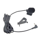 ZJ015MR Mono 3.5mm Angle Head Plug Car Navigation DVD External Paste Microphone, Length: 3m, Mono 3.5mm Angle Head