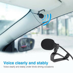 ZJ015MR Mono 3.5mm Angle Head Plug Car Navigation DVD External Paste Microphone, Length: 3m, Mono 3.5mm Angle Head
