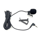 ZJ015MR Stereo 3.5mm Angle Head Plug Car Navigation DVD External Paste Microphone, Length: 3m, Stereo 3.5mm Angle Head
