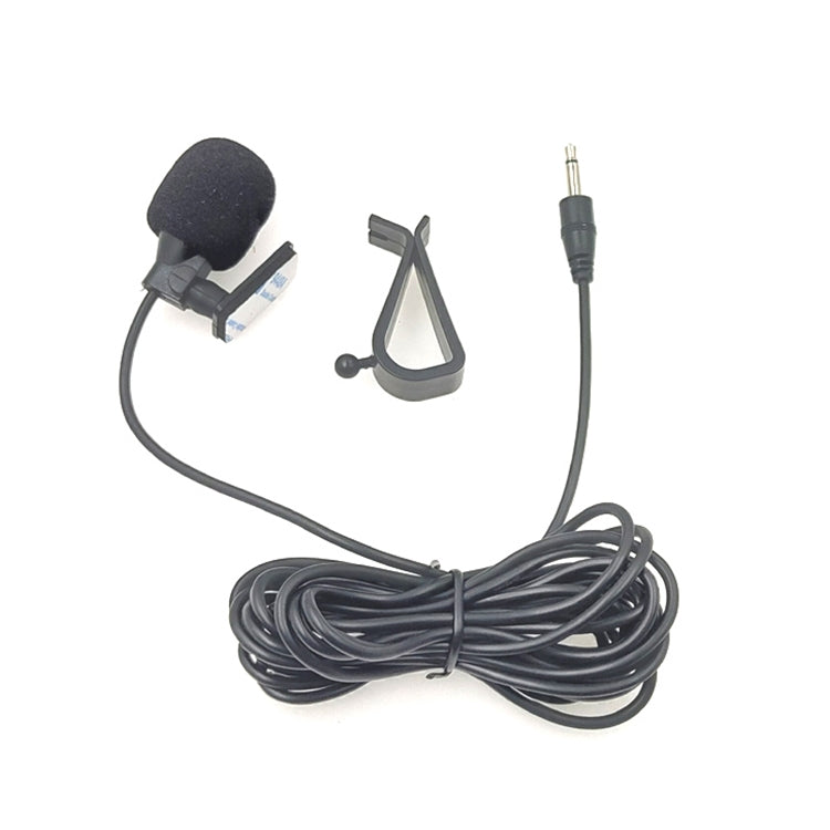ZJ015MR Mono 3.5mm Straight Plug Car Navigation DVD External Paste Microphone, Length: 3m, Mono 3.5mm Straight Mono 3.5mm Straight