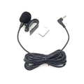 ZJ025MR Stick-on Clip-on Lavalier Mono Microphone for Car GPS / Bluetooth Enabled Audio DVD External Mic, Cable Length: 3m, 90 Degree Elbow 3.5mm Jack, Elbow 3.5mm Jack Mono – Bluetooth, Data Transmission Elbow 3.5mm Jack Mono